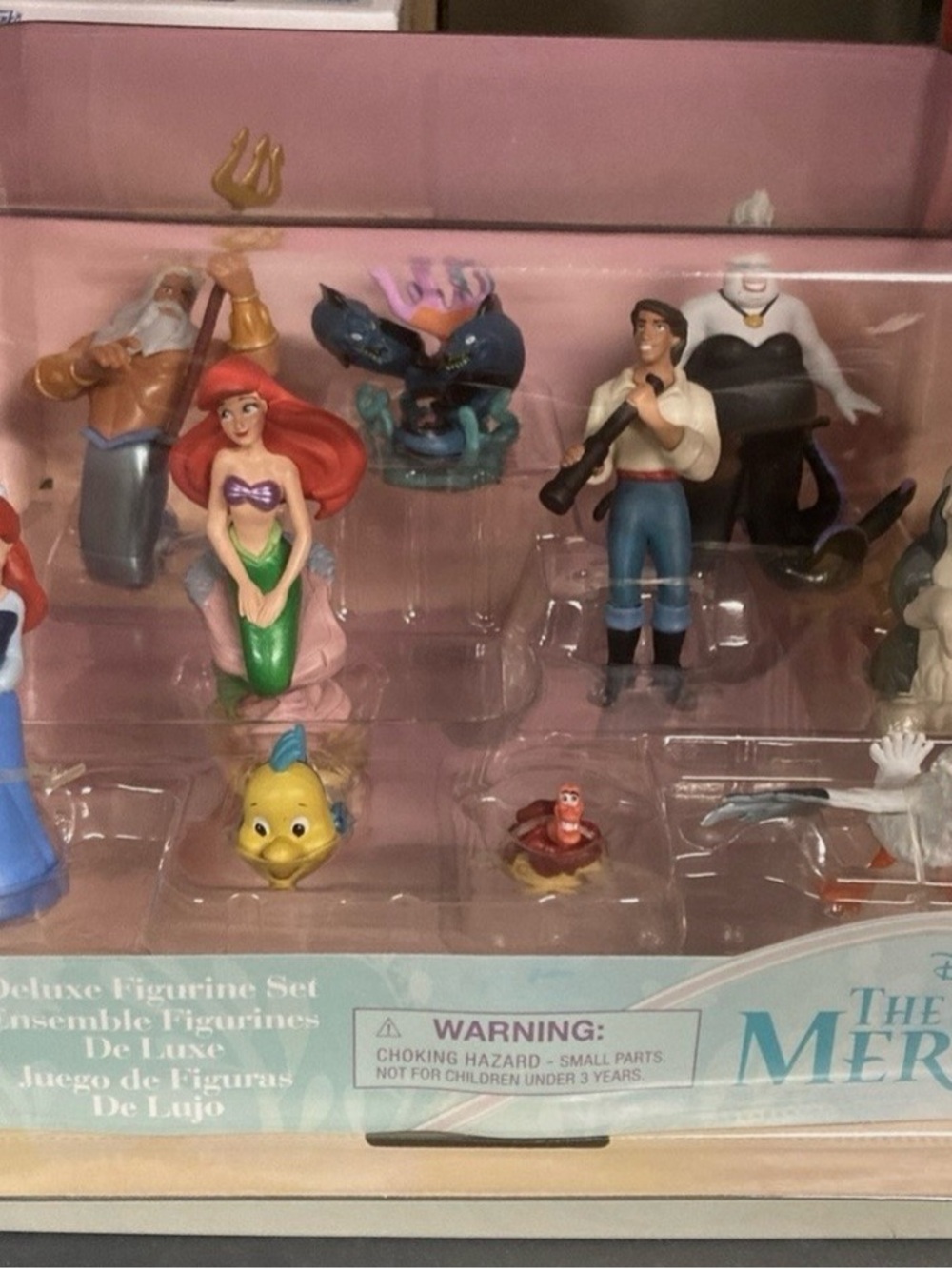 The Little Mermaid Deluxe Figure Set - 10 Piece Set - Ariel New in box
